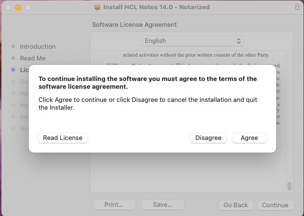 Installation You Must Comply Dialog